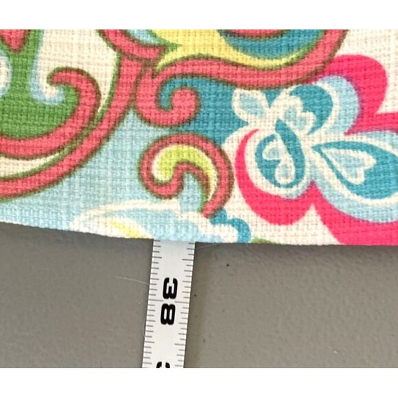 RN Studio Dress 8 Ronni Nicole Retro Sheath Coastal Preppy Paisley Print New - Picture 11 of 12